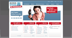 Desktop Screenshot of bonn-stahl.de